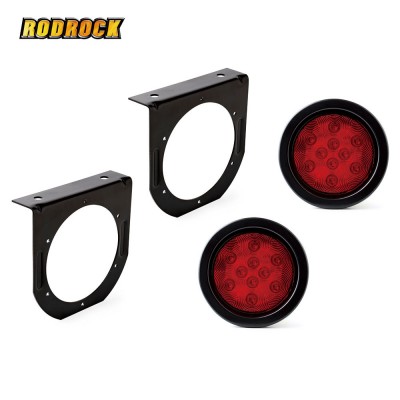 4" LED TRAILER LIGHT KIT W/BRACKET SET OF 2