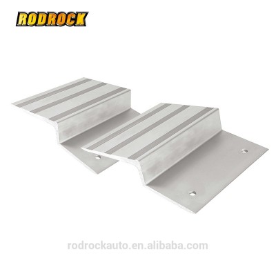 Aluminum Loading Ramp Lawnmower ATV Kit Fits 12" Plate Ends Tops