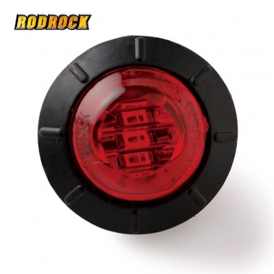 3/4" ROUND LED SIDE MARKER/ LED TRAILER CLEARANCE LIGHT - GROMMET