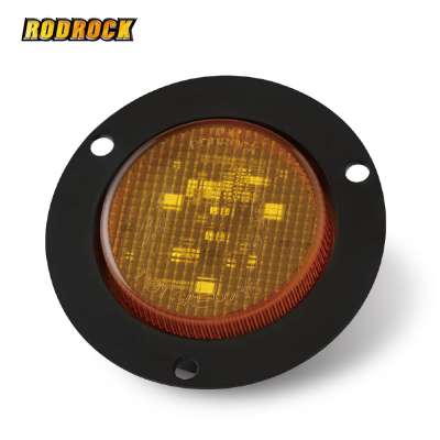 2" ROUND LED SIDE MARKER LIGHT/ CLEARANCE LIGHT - SURFACE MOUNT - LED TRAILER CLEARANCE LIGHTS