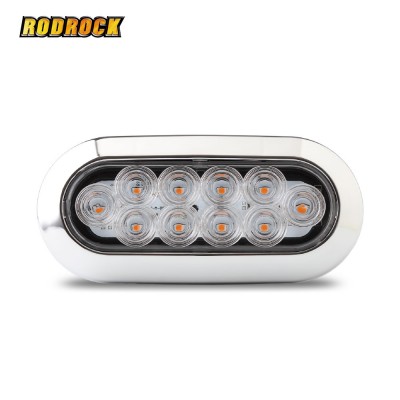 LED TRAILER LIGHT 6" OVAL - REVERSE/BACK-UP - SURFACE MOUNT BOAT TRAILER LIGHT